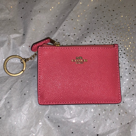 Coach Accessories - Coach Mini ID Skinny Leather Card Case